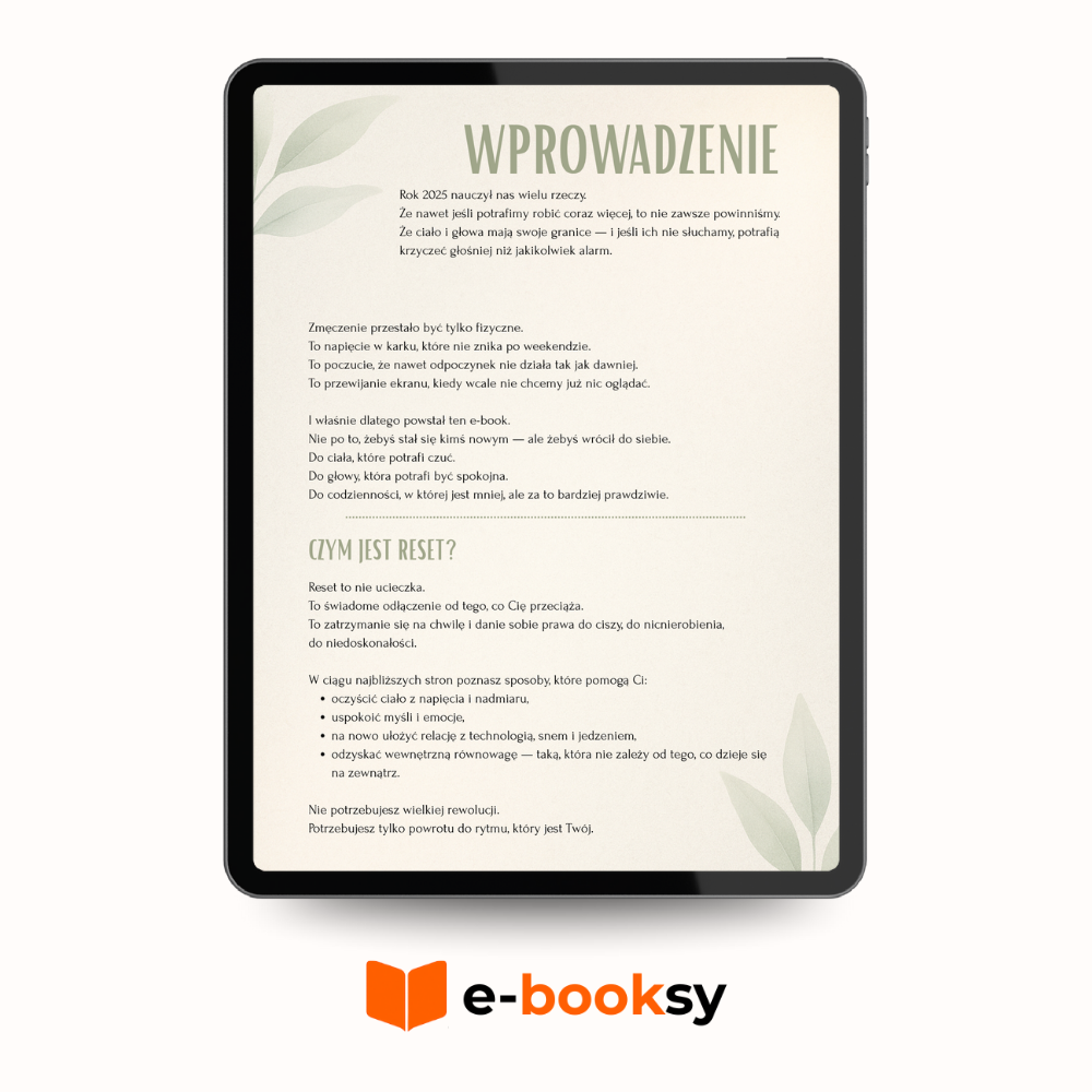 Reset ciała i głowy po roku 2025